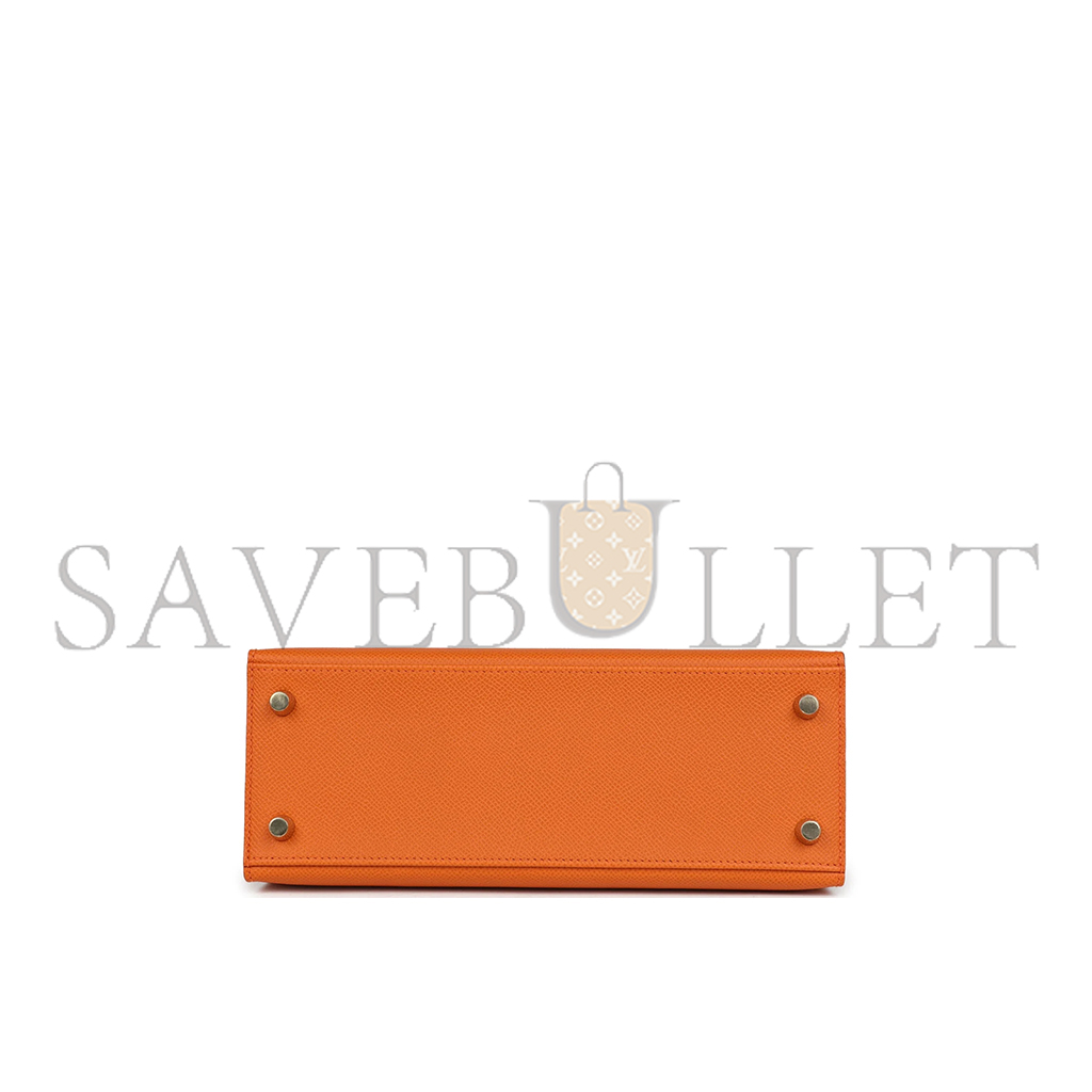 H**mes master kelly 25 orange epsom (25*17*7cm)